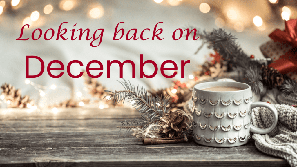 Looking Back On December 2023 on Hooked By That Book