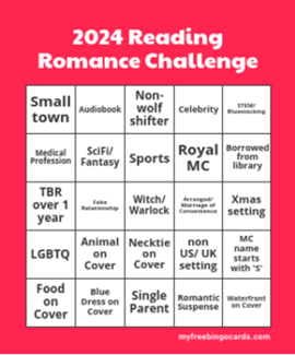 2024 Romance Reading Challenge on Hooked By That Book